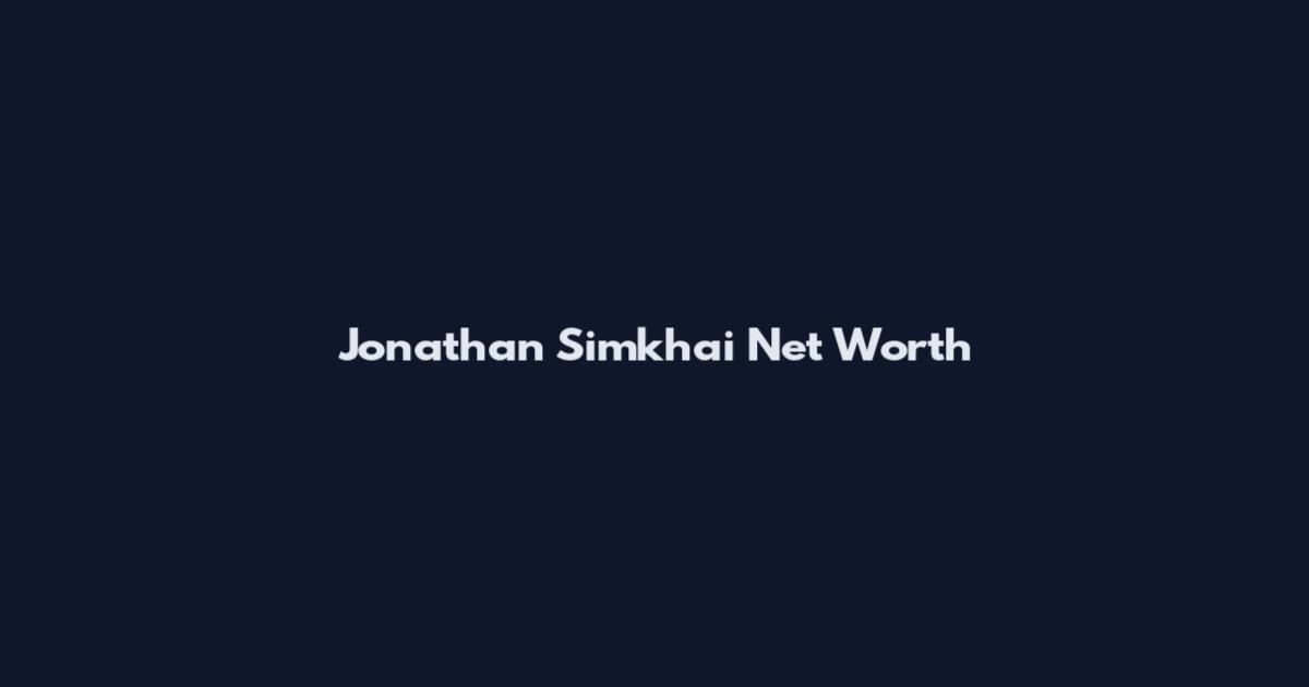 Jonathan Simkhai Net Worth
