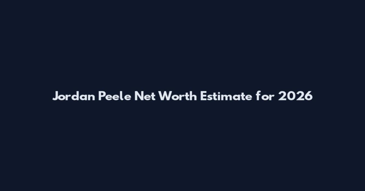 Jordan Peele Net Worth Estimate for 2026