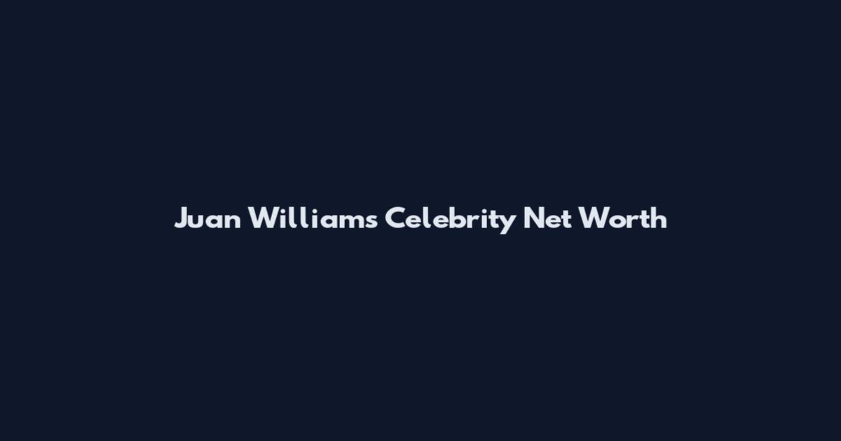 Juan Williams Celebrity Net Worth