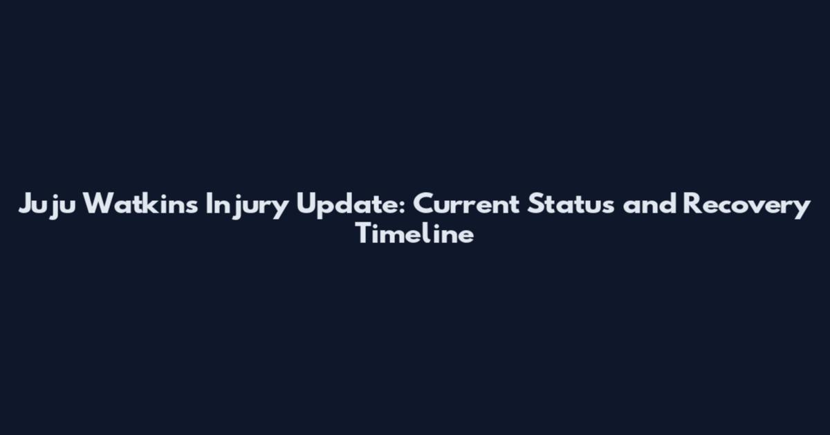 Juju Watkins Injury Update: Current Status and Recovery Timeline