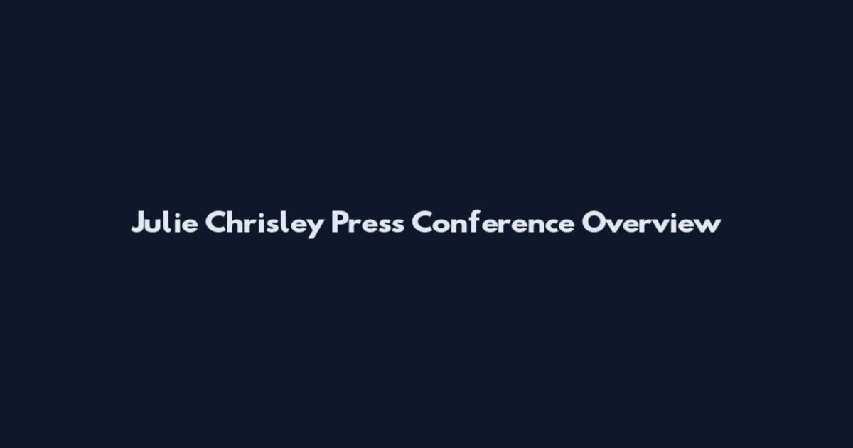 Julie Chrisley Press Conference Overview