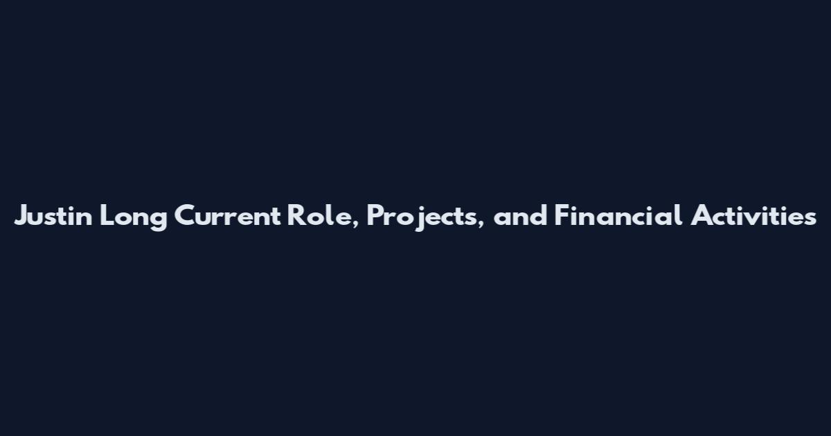 Justin Long Current Role, Projects, and Financial Activities