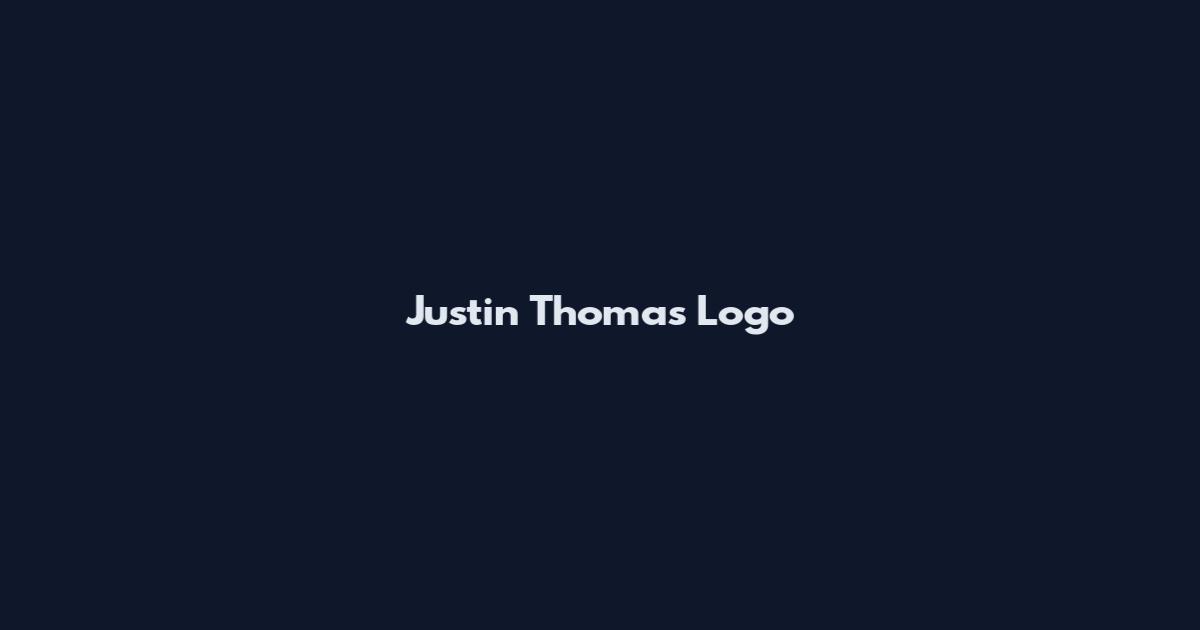 Justin Thomas Logo