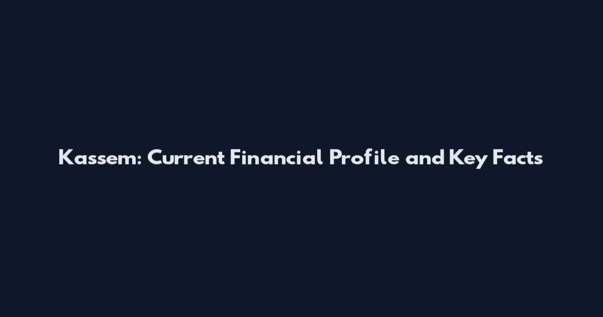 Kassem: Current Financial Profile and Key Facts