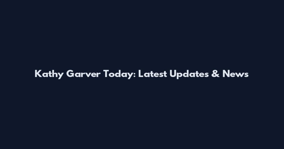 Kathy Garver Today: Latest Updates & News