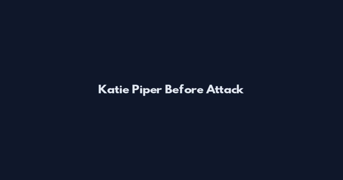 Katie Piper Before Attack