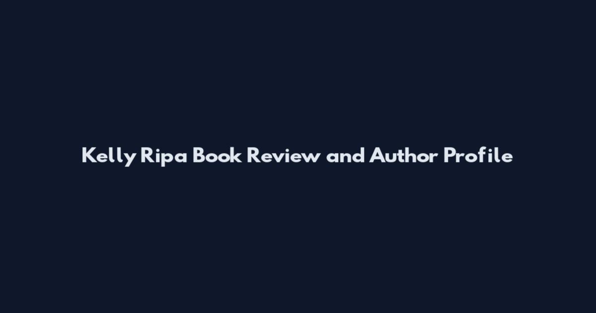 Kelly Ripa Book Review and Author Profile