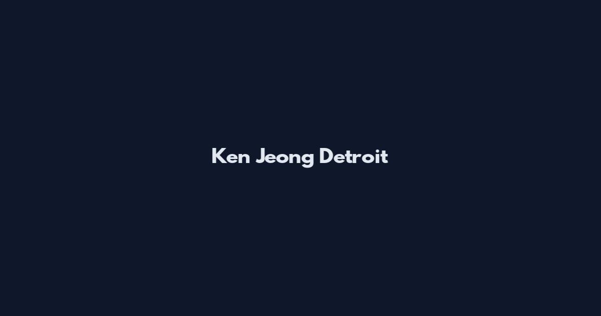 Ken Jeong Detroit