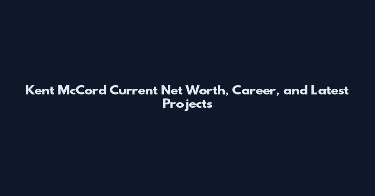 Kent McCord Current Net Worth, Career, and Latest Projects