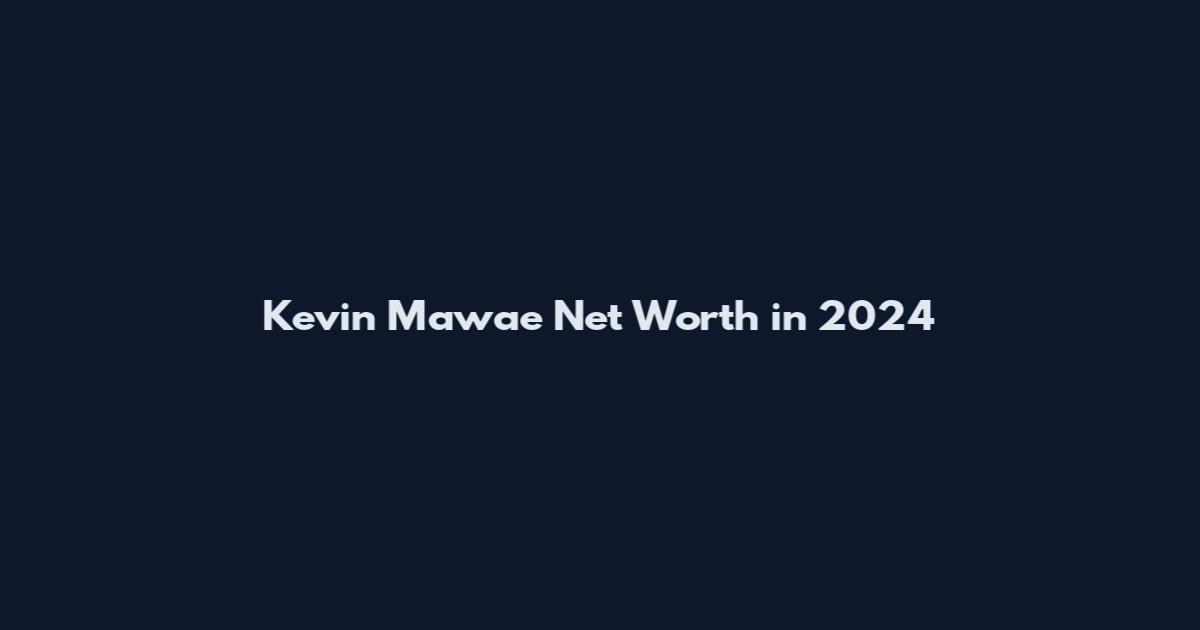 Kevin Mawae Net Worth in 2024