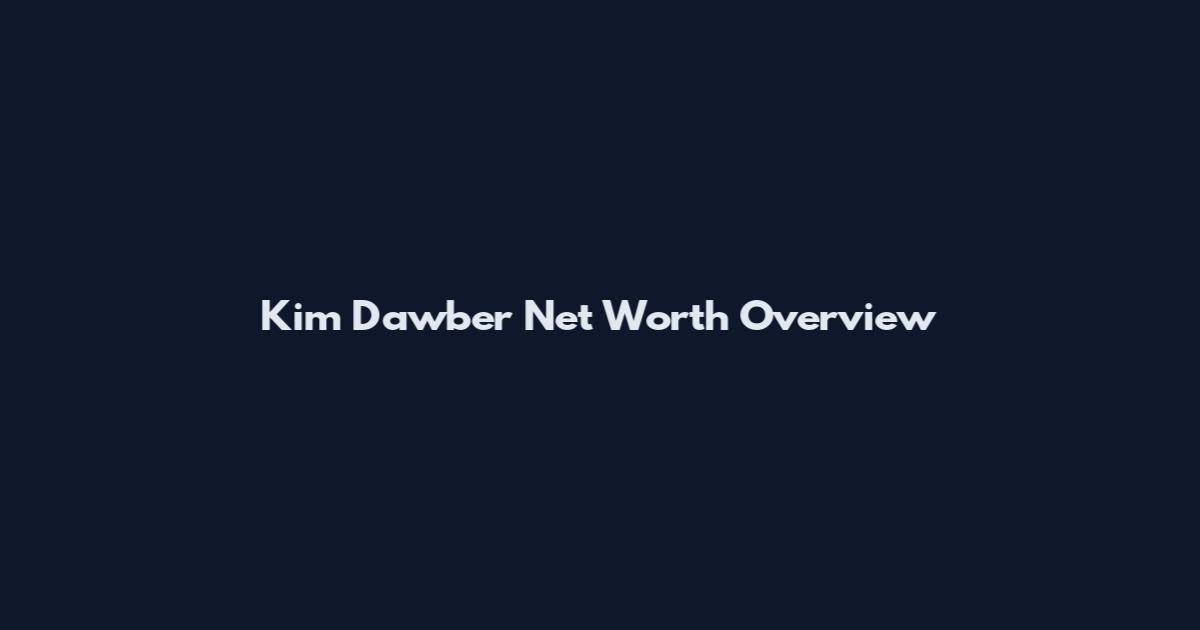 Kim Dawber Net Worth Overview