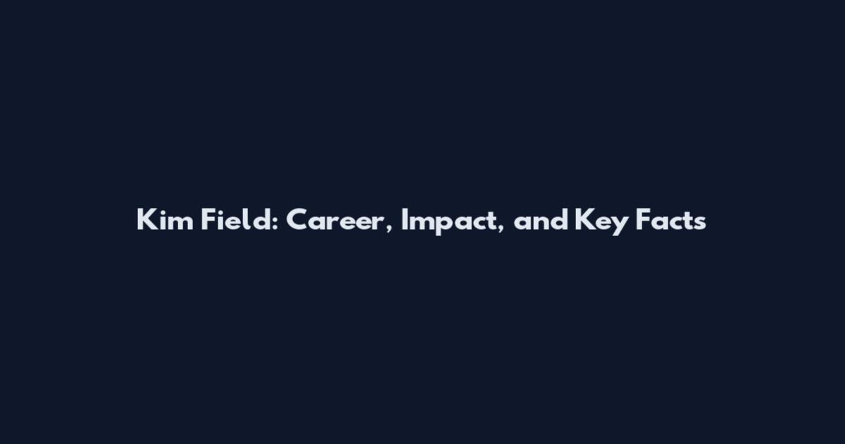 Kim Field: Career, Impact, and Key Facts