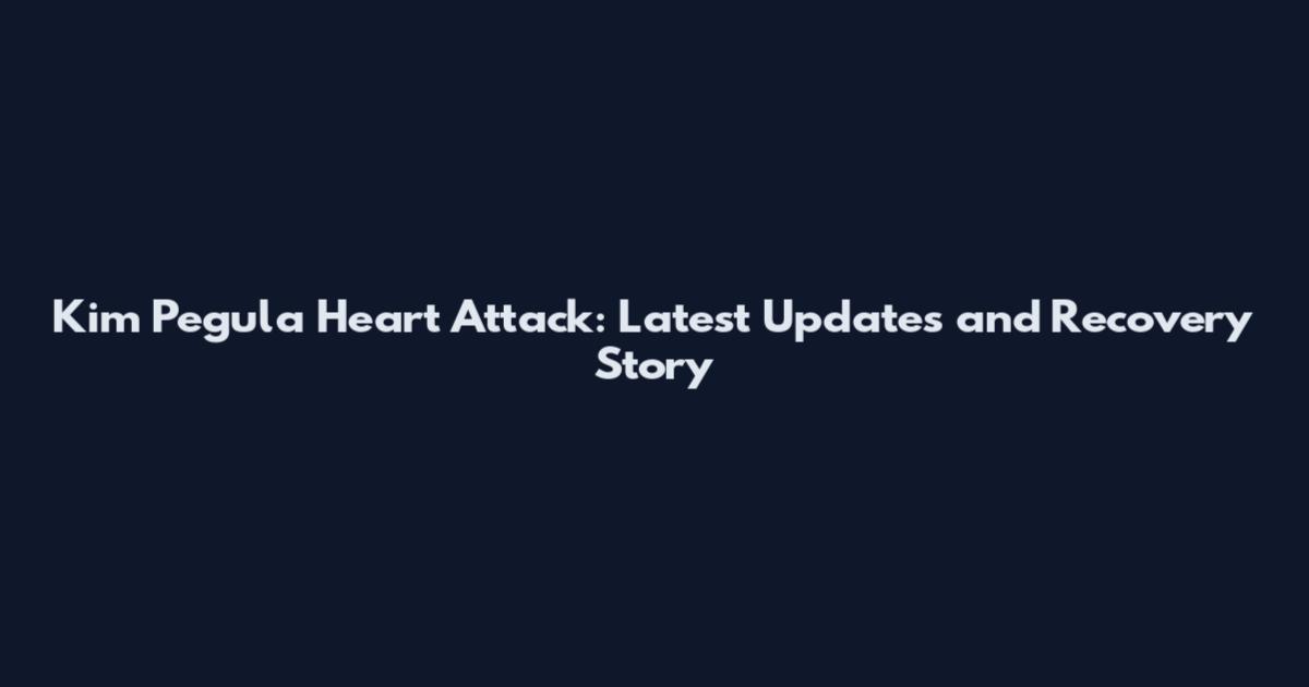 Kim Pegula Heart Attack: Latest Updates and Recovery Story