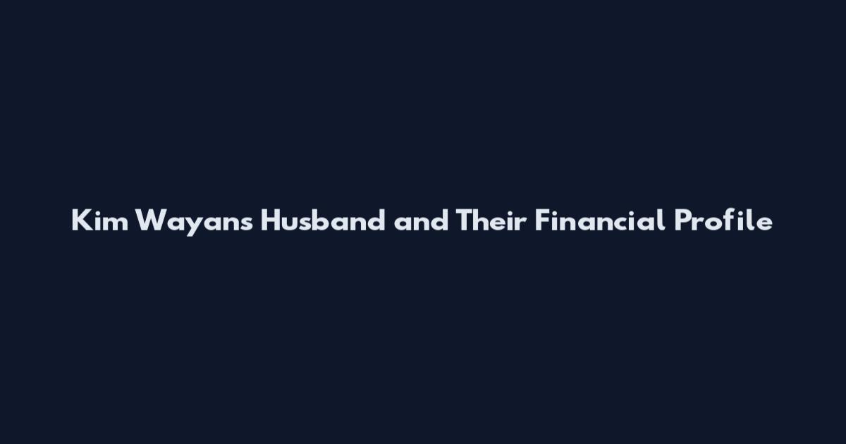 Kim Wayans Husband and Their Financial Profile