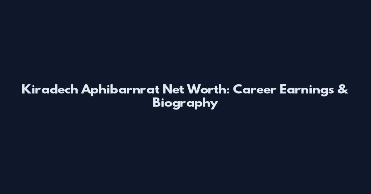 Kiradech Aphibarnrat Net Worth: Career Earnings & Biography