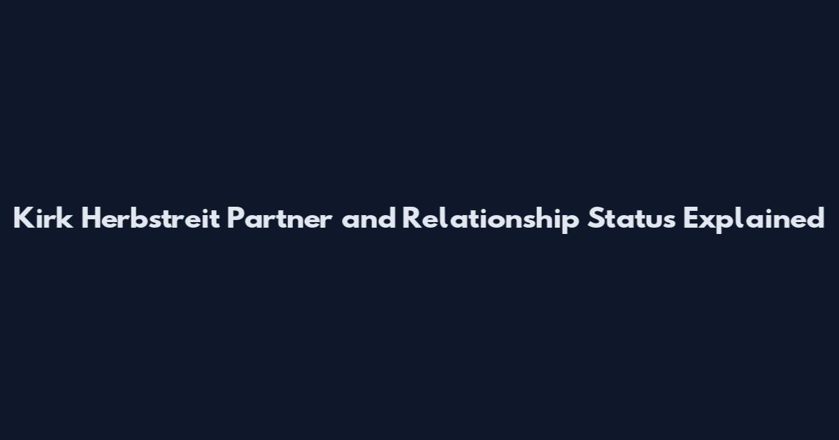 Kirk Herbstreit Partner and Relationship Status Explained