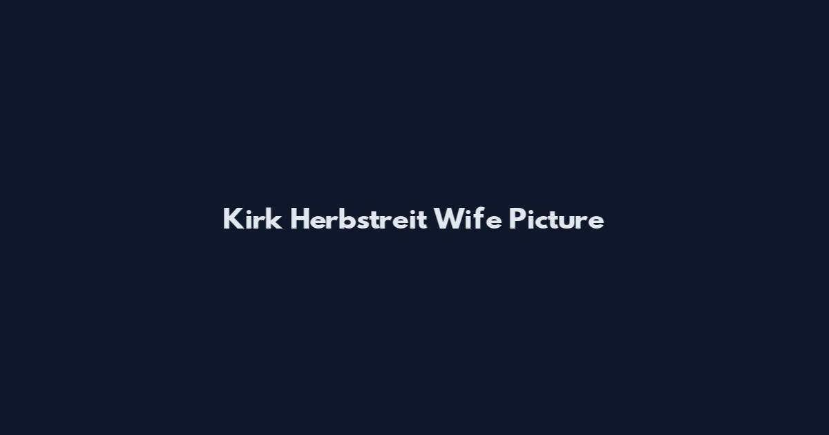Kirk Herbstreit Wife Picture