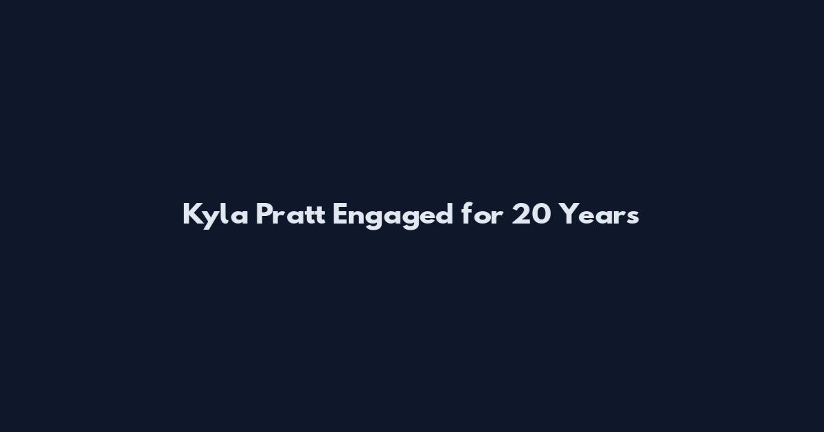 Kyla Pratt Engaged for 20 Years