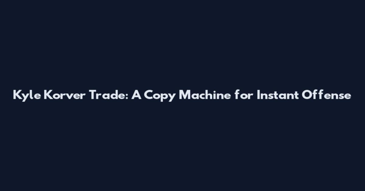 Kyle Korver Trade: A Copy Machine for Instant Offense