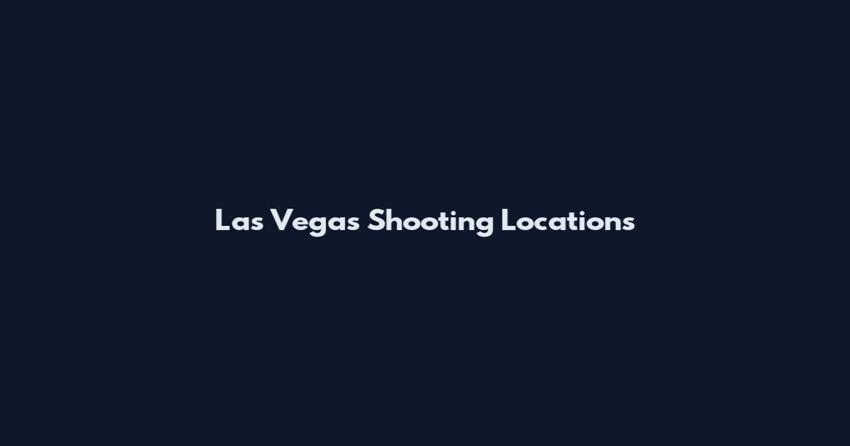 Las Vegas Shooting Locations