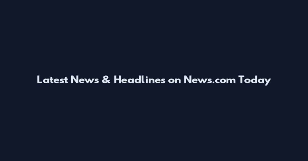 Latest News & Headlines on News.com Today