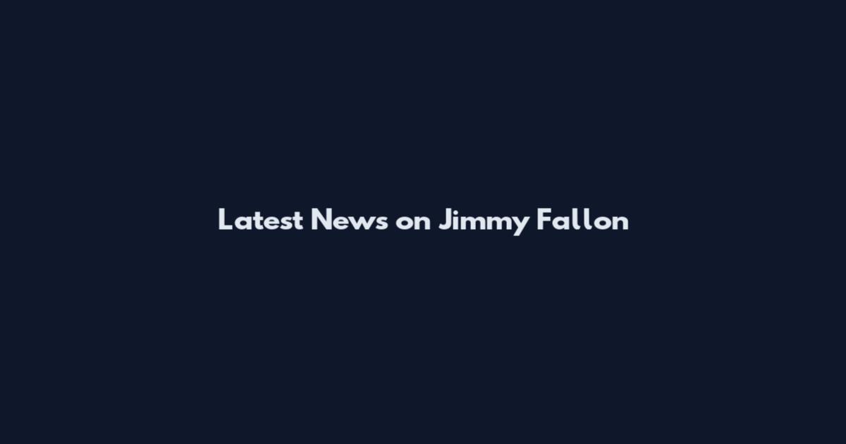 Latest News on Jimmy Fallon