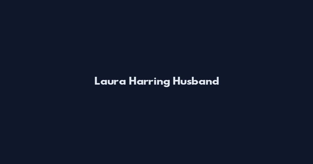 Laura Harring Husband
