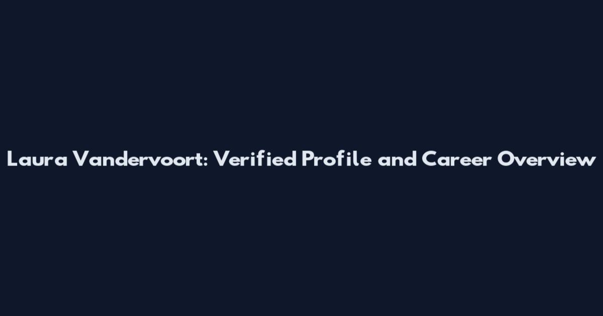 Laura Vandervoort: Verified Profile and Career Overview