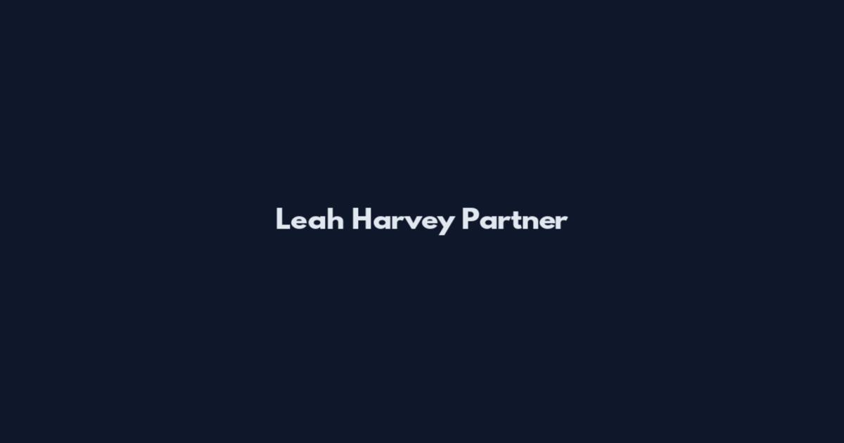 Leah Harvey Partner