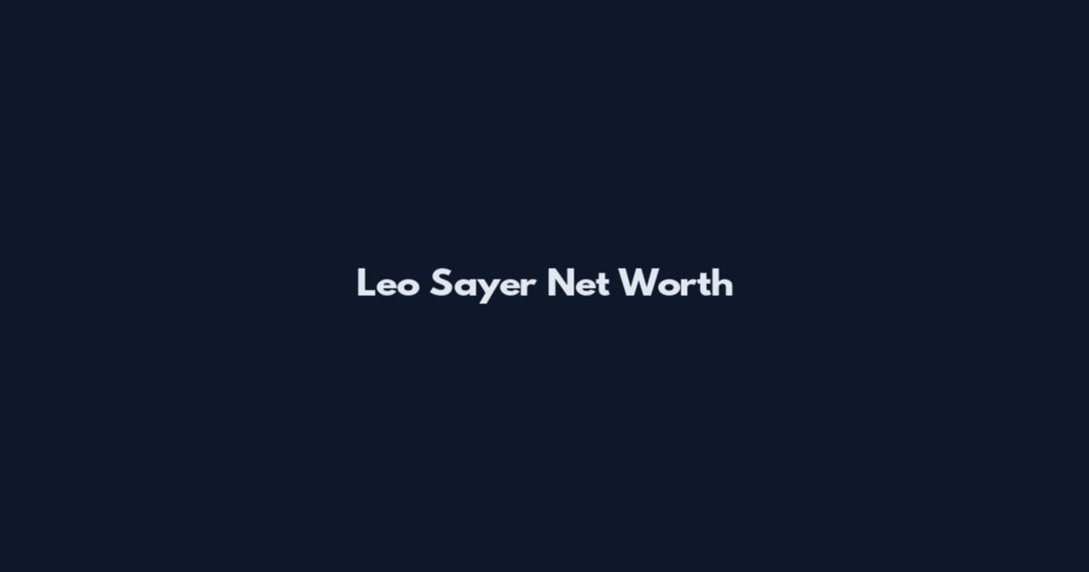 Leo Sayer Net Worth
