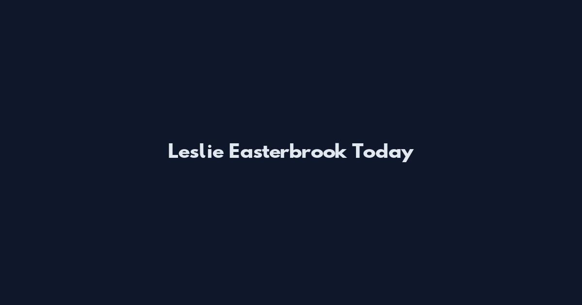 Leslie Easterbrook Today