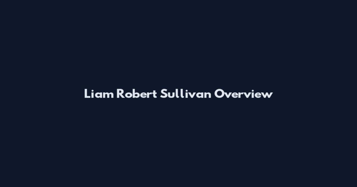 Liam Robert Sullivan Overview