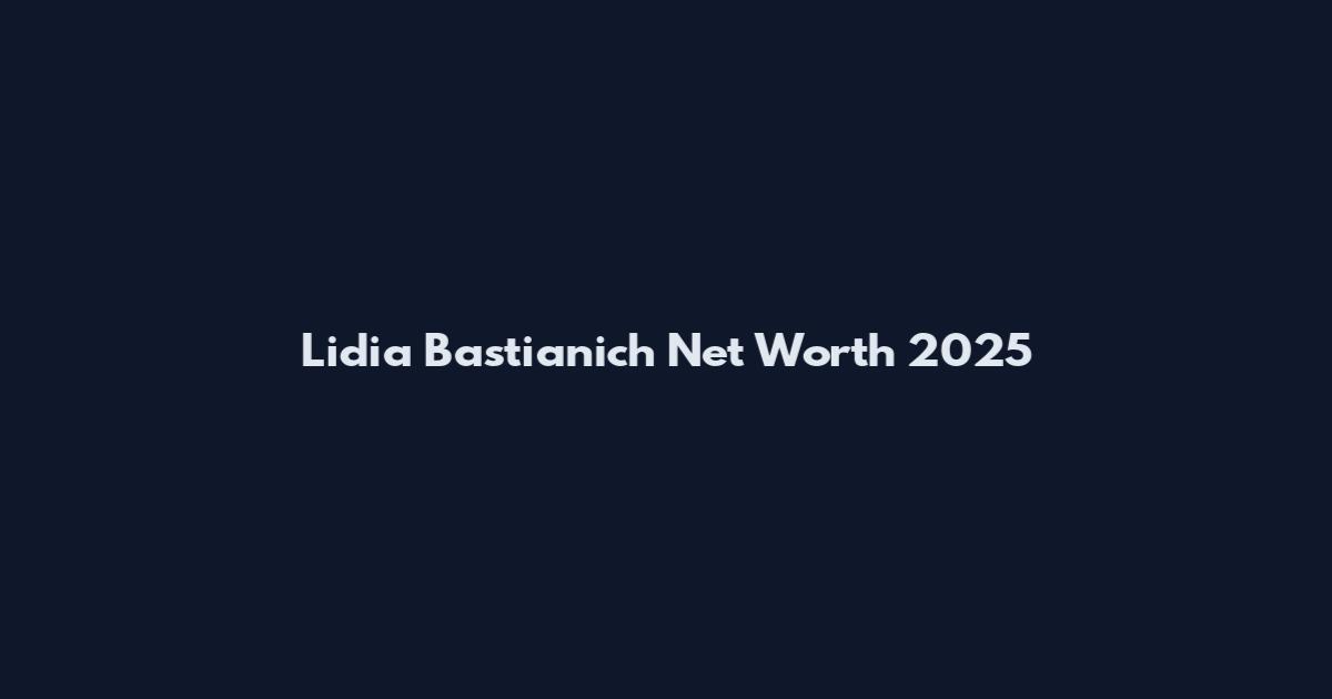 Lidia Bastianich Net Worth 2025