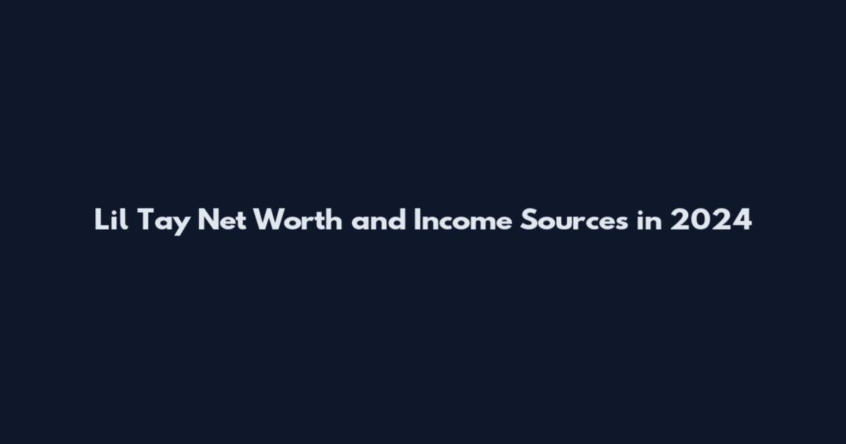 Lil Tay Net Worth and Income Sources in 2024