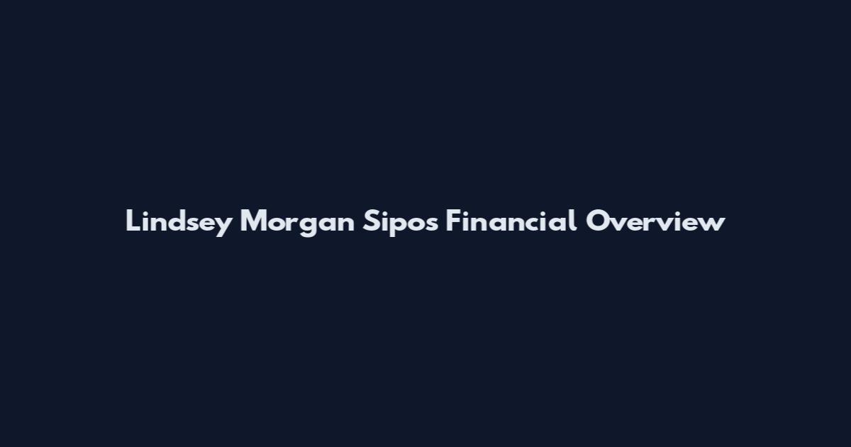 Lindsey Morgan Sipos Financial Overview