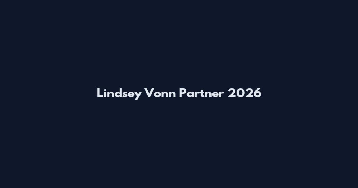 Lindsey Vonn Partner 2026