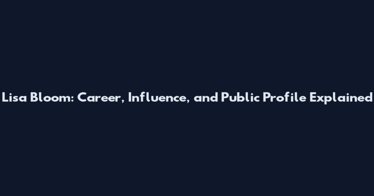 Lisa Bloom: Career, Influence, and Public Profile Explained