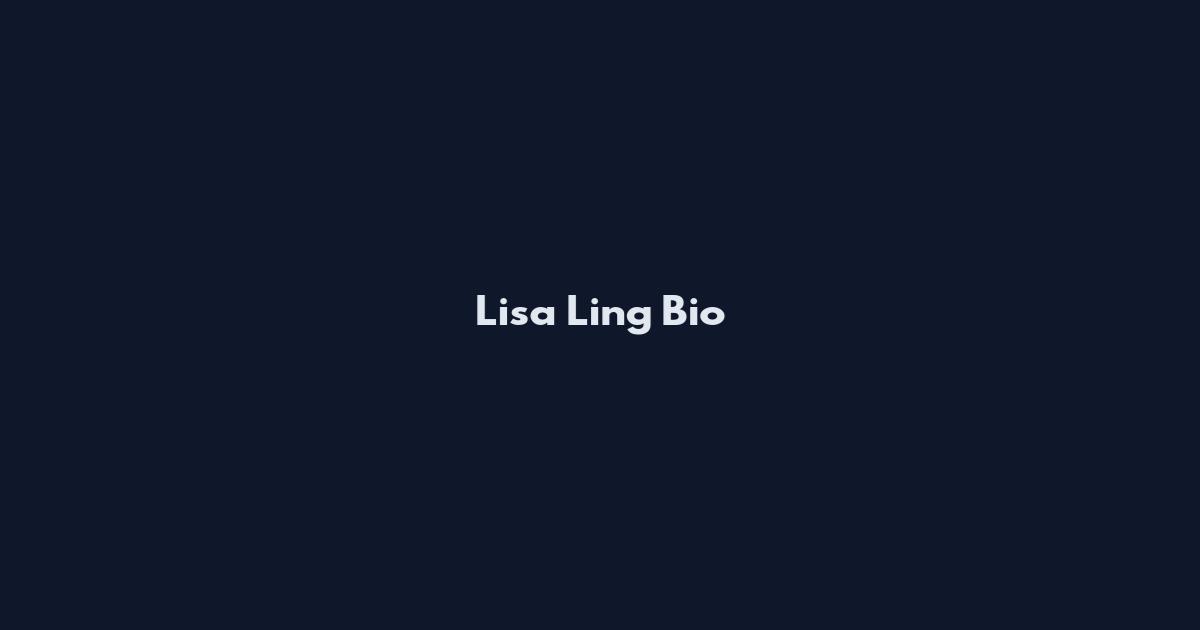 Lisa Ling Bio