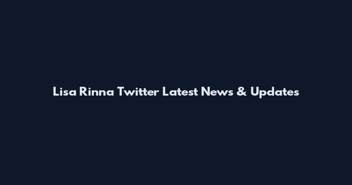 Lisa Rinna Twitter Latest News & Updates