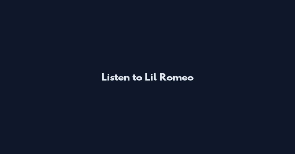 Listen to Lil Romeo