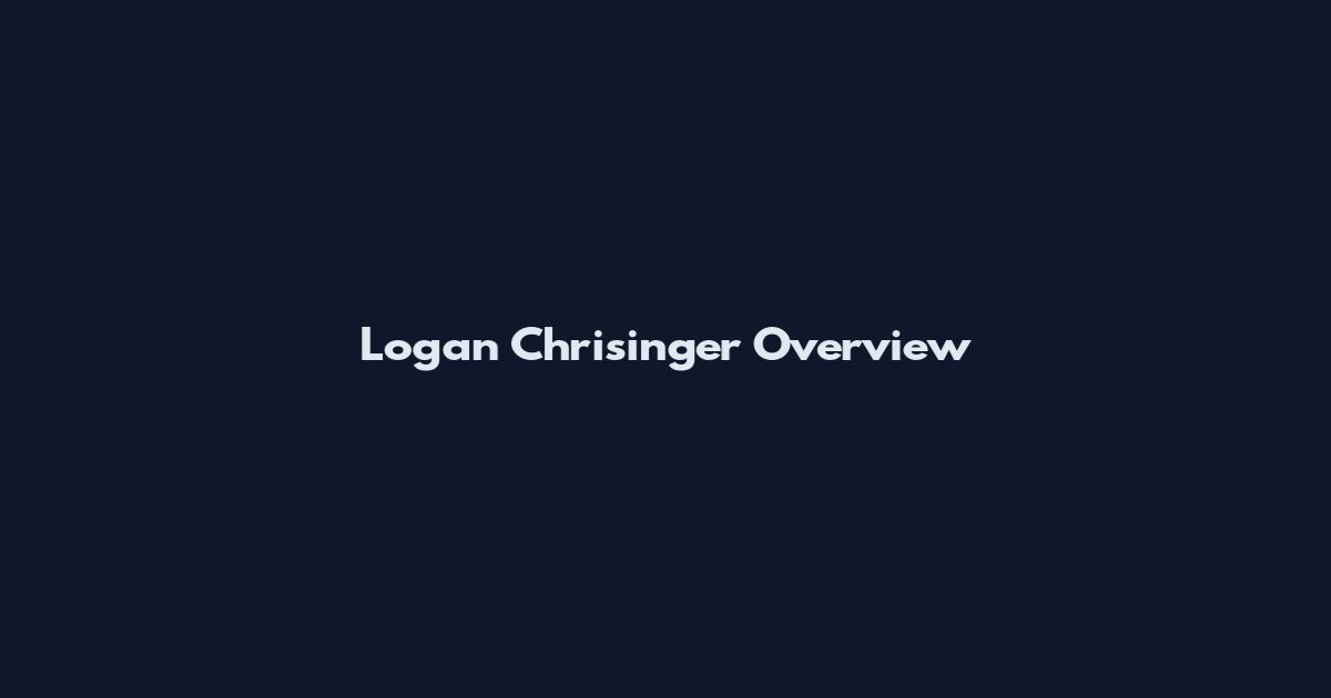 Logan Chrisinger Overview