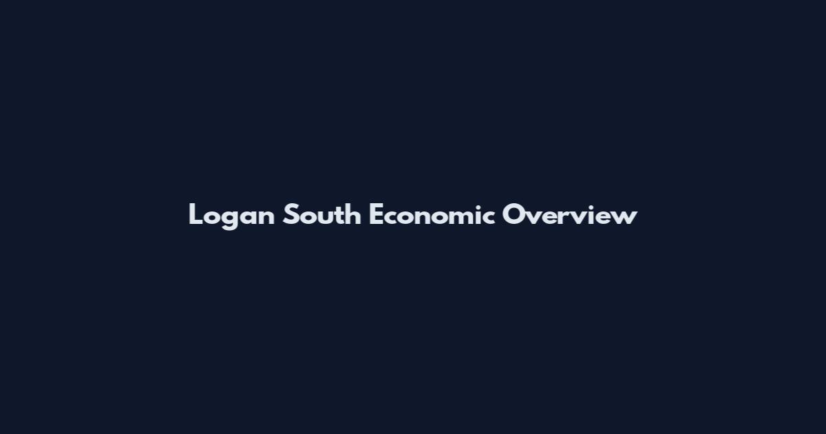 Logan South Economic Overview