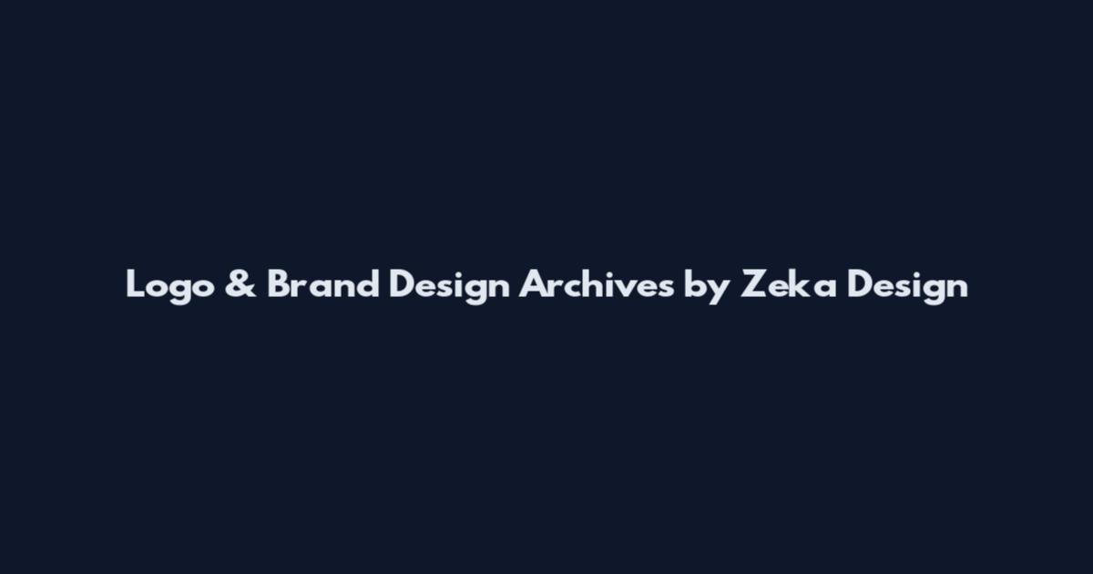 Logo & Brand Design Archives by Zeka Design