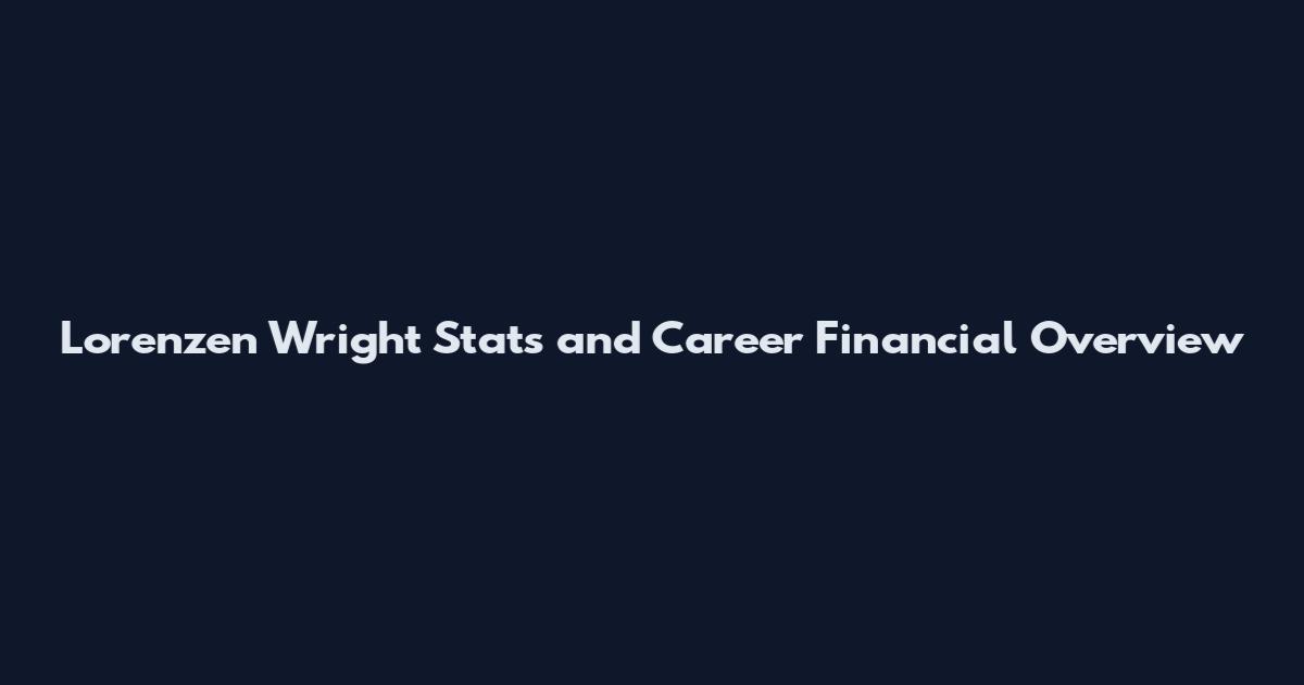 Lorenzen Wright Stats and Career Financial Overview