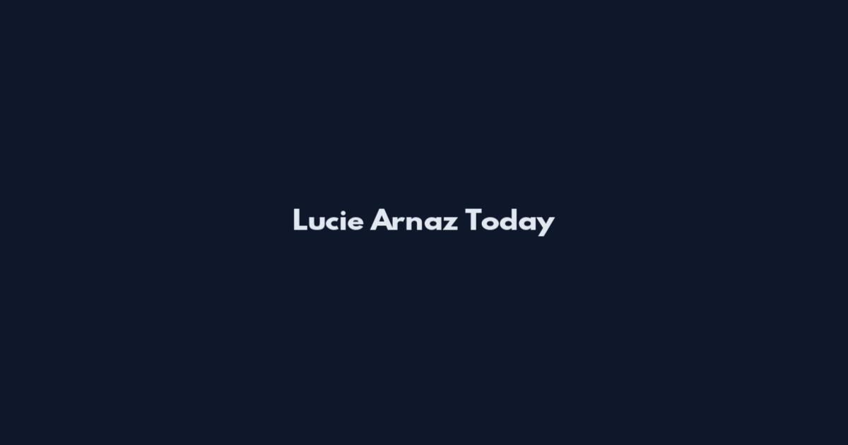 Lucie Arnaz Today