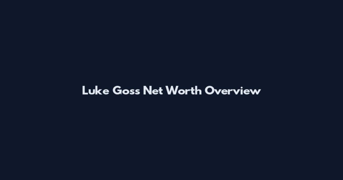 Luke Goss Net Worth Overview