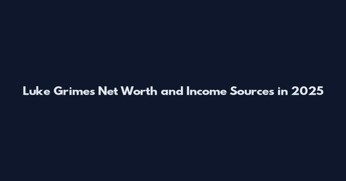 Luke Grimes Net Worth and Income Sources in 2025