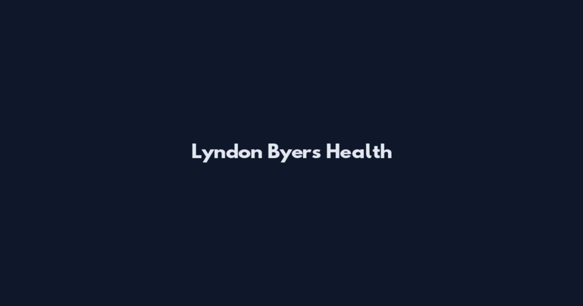 Lyndon Byers Health