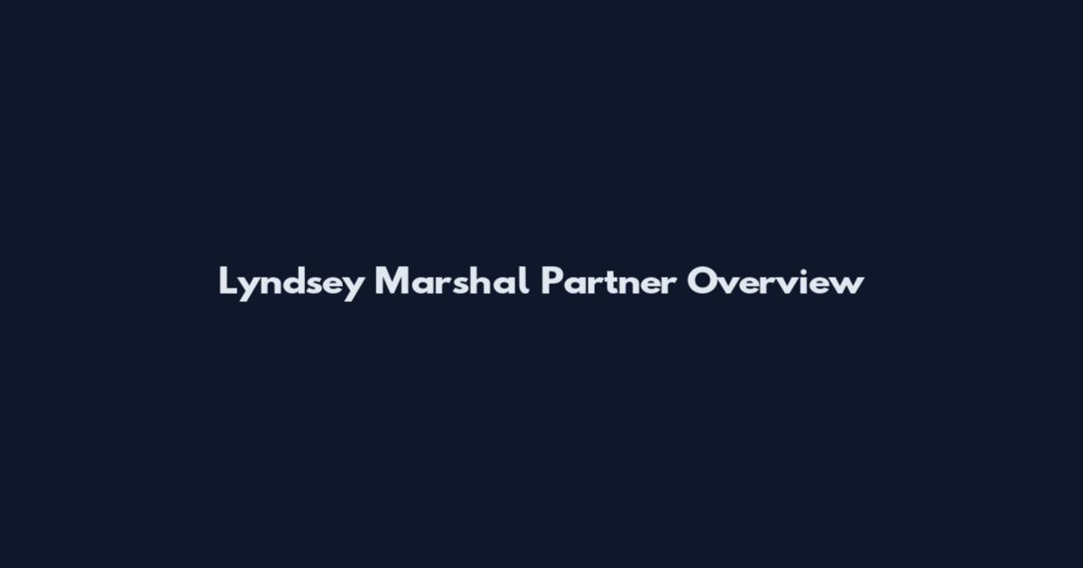 Lyndsey Marshal Partner Overview