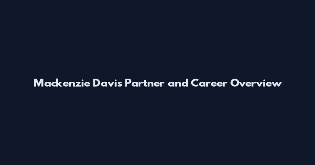 Mackenzie Davis Partner and Career Overview